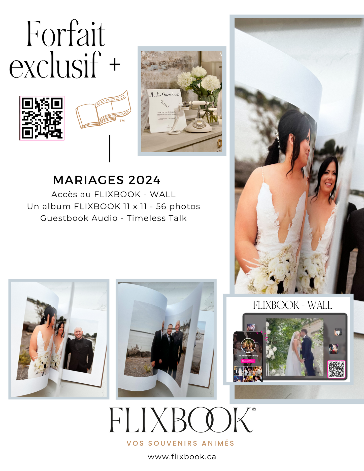 Forfait mariage 2024 FLIXBOOK +